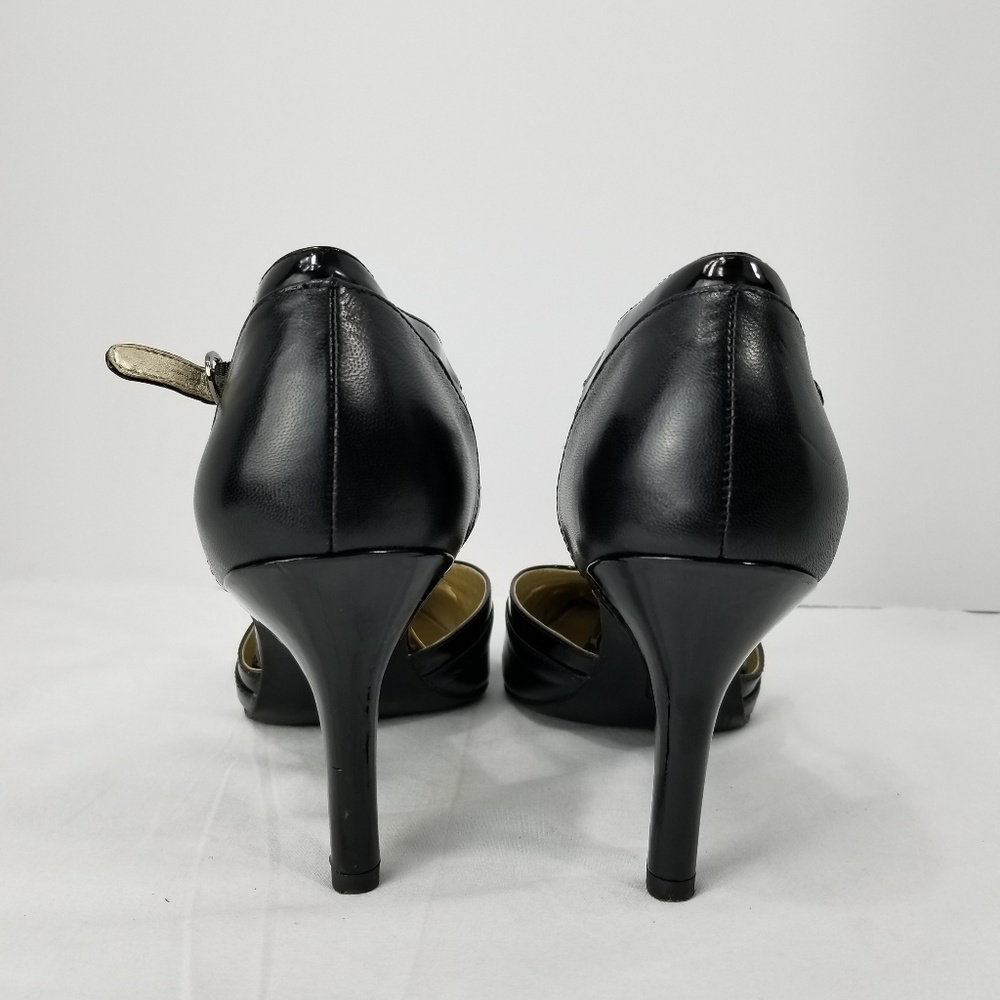 Women's black  shoes  high heels dress evening - Picture 4 of 4